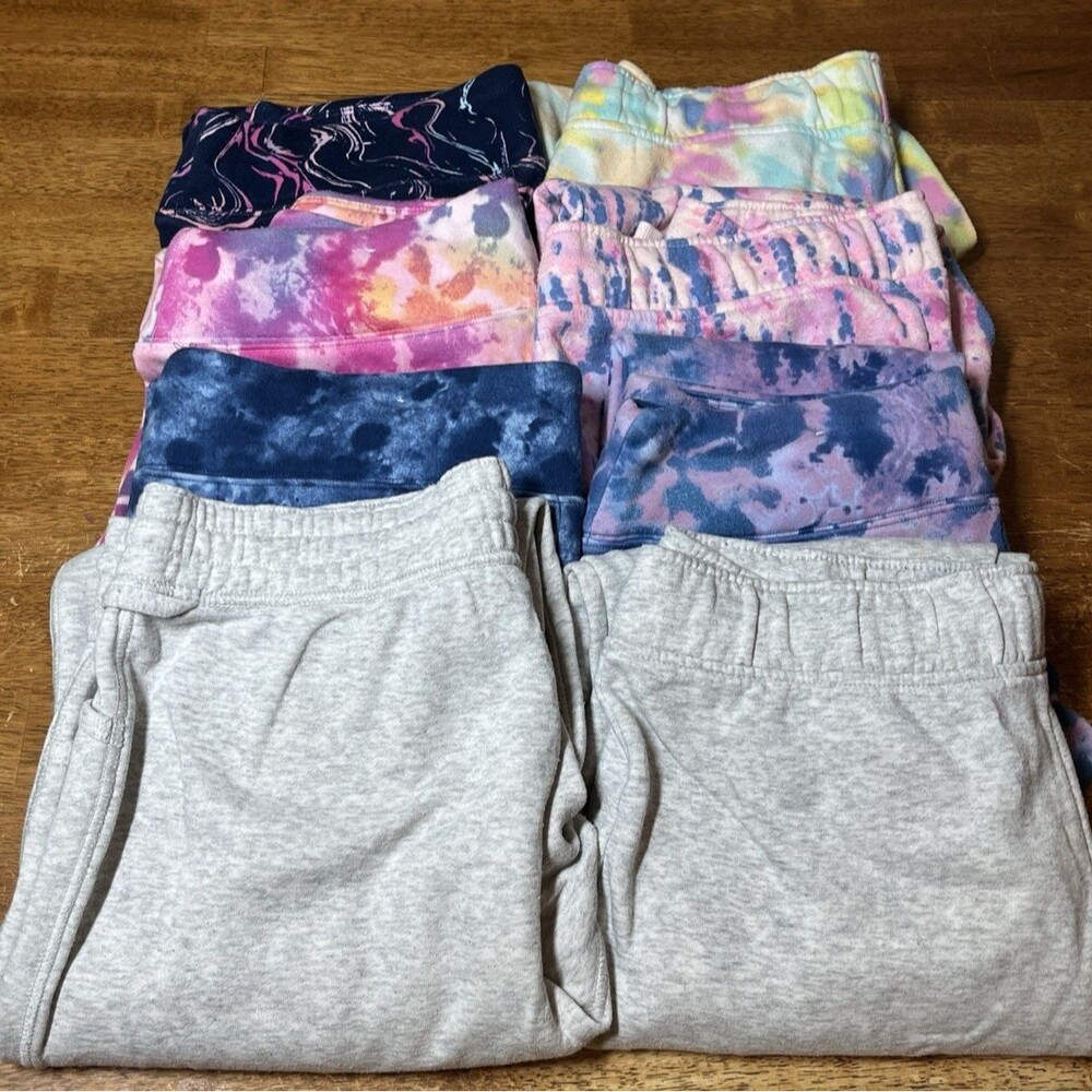 Lot Of 8 SO Girls Plus 16/18 Bundle 4 The Favorite Jogger 4 Fleece Line Leggings